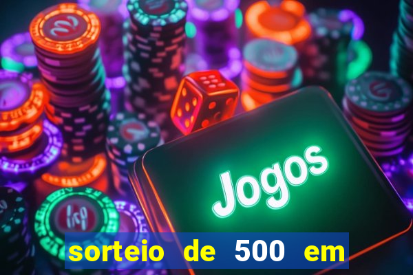 sorteio de 500 em cash toda segunda feira novibet